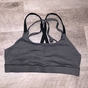 Grey Sports Bra